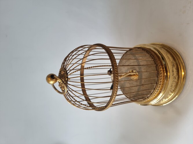 Small Singing Bird Cage by Reuge of Switzerland