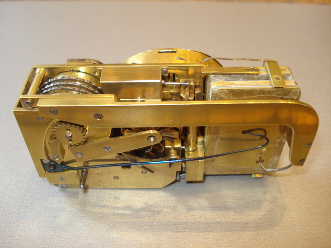 Antique Silver-gilt and enamel Fusee singing bird box, by Jacques Bruguier