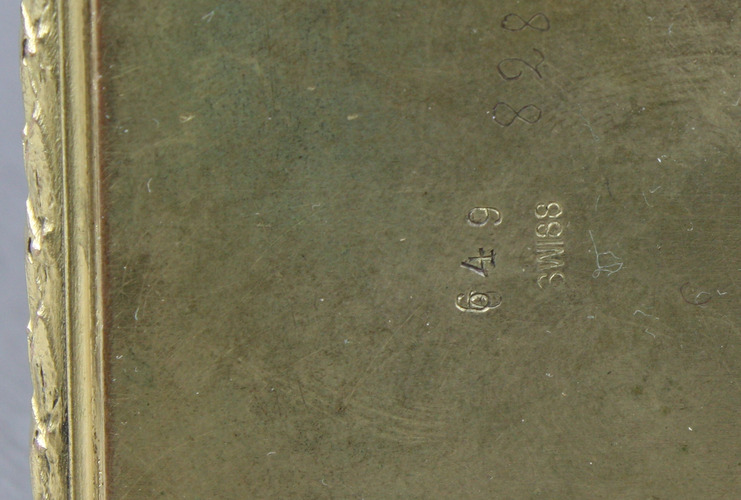 Powder blue guilloche and pictorial enamel singing bird box casket, by C. H. Marguerat